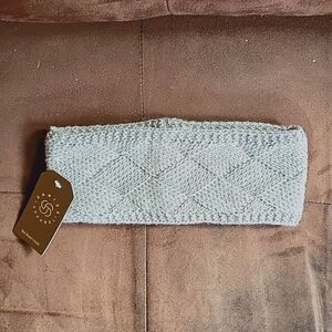 NWT Knit head band ear warmer with velour lining